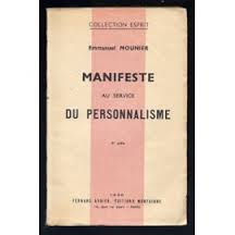 Le Manifeste au service du personnalisme - 1936