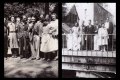 Jean Gosset et ses élèves dans le parc du Lycée - Vendôme (1941)