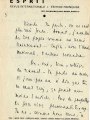Lettre d'Emmanuel Mounier - Mars 1938 - 2