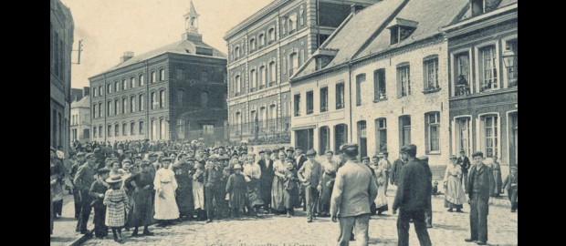 Sortie des usines Seydoux au Cateau