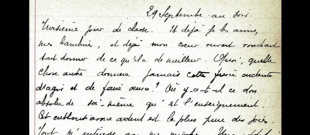 Notes sur ma classe - Marcelle Bernard 1906-1909